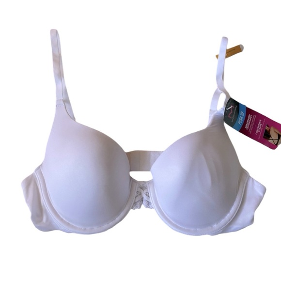 MAIDENFORM white padded push up bra with underwire size 34A NWT - Picture 1 of 5
